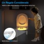 PZSUNLY Luz LED para Inodoro con Sensor de Movimiento de 8 colores, IP65 Impermeable y Recargable, Luz para Inodoro en el