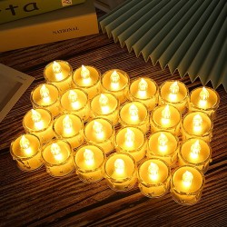 IGUGI 36 velas LED de té,elas LED Sin Llama,lámpara de vela a pilas,para bodas,fiestas,festivales y decoración del hogar