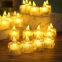 IGUGI 36 velas LED de té,elas LED Sin Llama,lámpara de vela a pilas,para bodas,fiestas,festivales y decoración del hogar