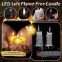 IGUGI 36 velas LED de té,elas LED Sin Llama,lámpara de vela a pilas,para bodas,fiestas,festivales y decoración del hogar