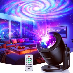 Proyector Estrellas Niños, Proyectors de Galaxia con Control Remoto y Temporizador, Proyector de Estrellas Para Adultos, luz