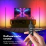 Lámpara de Pie LED Regulable RGB para sala de estar, 160 cm, con control por aplicación y mando a distancia, 16 millones de