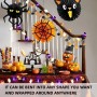 Kiuiom 6M 40LED Guirlandes Lumineuses Halloween,LED Halloween Guirnalda Luces con Colgante de Murciélago Fantasma de Calabaza
