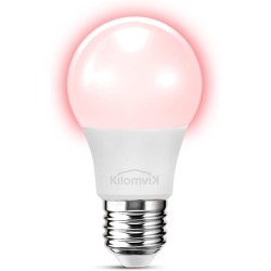 KILOMVIK® Luz Roja Nocturna Melatonina - Bombilla LED – E27 – 9W Bajo Consumo – Sin Luz Azul – Flicker Free – Ideal para Dormir,