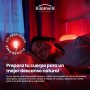 KILOMVIK® Luz Roja Nocturna Melatonina - Bombilla LED – E27 – 9W Bajo Consumo – Sin Luz Azul – Flicker Free – Ideal para Dormir,