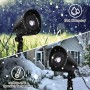 iShabao Halloween Deko Outdoor 3D Dynamische Halloween Projektor mit Timer, Wasserdicht LED Projektionslampe mit Weiß Parsenmann