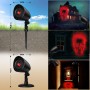 iShabao Halloween Deko Outdoor 3D Dynamische Halloween Projektor mit Timer, Wasserdicht LED Projektionslampe mit Weiß Parsenmann