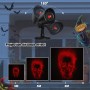 iShabao Halloween Deko Outdoor 3D Dynamische Halloween Projektor mit Timer, Wasserdicht LED Projektionslampe mit Weiß Parsenmann