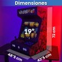Recreational Arcade, Steel Built, 8 Buttons American Type Arcade, Intel N100 16GB RAM and 256GB SSD, Dual Boot Windows 11 and