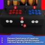 Recreational Arcade, Steel Built, 8 Buttons American Type Arcade, Intel N100 16GB RAM and 256GB SSD, Dual Boot Windows 11 and