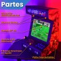 Recreational Arcade, Steel Built, 8 Buttons American Type Arcade, Intel N100 16GB RAM and 256GB SSD, Dual Boot Windows 11 and
