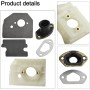 Kit de juntas de carburador para chino para modelos de motosierra 4500, 5200, 5800, 45CC, 52CC, 58CC con soporte y juntas de