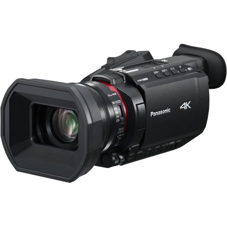 Panasonic HC-X1600E 4K 60p Videocámara Profesional con Lente Gran Angular de 25 mm, Zoom Óptico de 24x, OIS Híbrido de 5 Ejes,