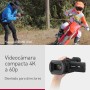 Panasonic HC-X1600E 4K 60p Videocámara Profesional con Lente Gran Angular de 25 mm, Zoom Óptico de 24x, OIS Híbrido de 5 Ejes,