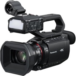 Panasonic AG-CX18EH 4K 60p Videocámara Profesional con Lente Gran Angular de 25 mm, Zoom de 24x, 3G-SDI, XLR, OIS Híbrido de 5