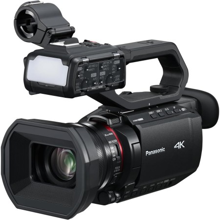 Panasonic AG-CX18EH 4K 60p Videocámara Profesional con Lente Gran Angular de 25 mm, Zoom de 24x, 3G-SDI, XLR, OIS Híbrido de 5