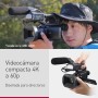 Panasonic AG-CX18EH 4K 60p Videocámara Profesional con Lente Gran Angular de 25 mm, Zoom de 24x, 3G-SDI, XLR, OIS Híbrido de 5