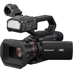 Panasonic HC-X2000E - Videocámara 4K (asa extraíble con LED y micrófono, lente Leica, Live Streaming, gran angular 25 mm, zoom