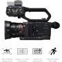 Panasonic HC-X2000E - Videocámara 4K (asa extraíble con LED y micrófono, lente Leica, Live Streaming, gran angular 25 mm, zoom
