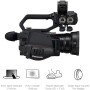 Panasonic HC-X2000E - Videocámara 4K (asa extraíble con LED y micrófono, lente Leica, Live Streaming, gran angular 25 mm, zoom