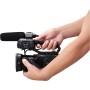 Panasonic HC-X2000E - Videocámara 4K (asa extraíble con LED y micrófono, lente Leica, Live Streaming, gran angular 25 mm, zoom
