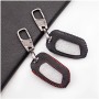 AUGUST SNOW Llave de Coche Funda Protectora Cuero Llave Coche Alarma Bidireccional Control Remoto Llavero para Pandora DXL 4950