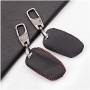 AUGUST SNOW Llave de Coche Funda Protectora Cuero Llave Coche Alarma Bidireccional Control Remoto Llavero para Pandora DXL 4950