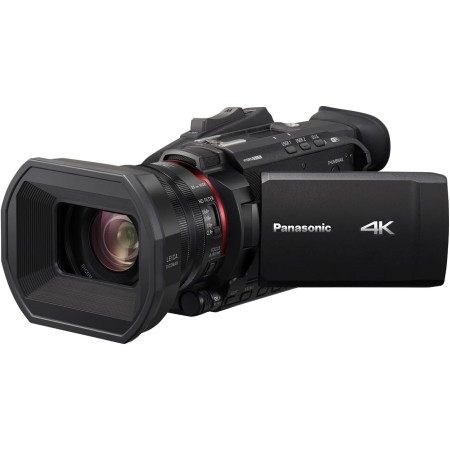 Panasonic HC-X1500E - Videocámara 4K (lente Leica, Live Streaming, gran angular 25 mm, zoom óptico de 24x, Wifi), negro