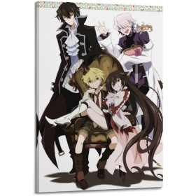 VBHEJRNE Póster decorativo de anime Pandora con corazones, lienzo para pared e impresión artística moderna para decoración de