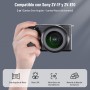 NEEWER Lente Gran Angular HD de 40,5mm Compatible con Sony ZV-1F ZV-E10 A5000 A6000,Lente Adicional 2en1 de 18mm Gran Angular y