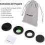 NEEWER Lente Gran Angular HD de 40,5mm Compatible con Sony ZV-1F ZV-E10 A5000 A6000,Lente Adicional 2en1 de 18mm Gran Angular y