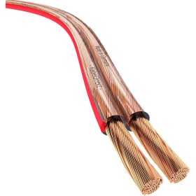 KabelDirekt – 50m Cable de Altavoces (2x1,5mm² Cable de altavoz HiFi, Made in Germany, de cobre puro, con indicación de