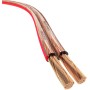 KabelDirekt – 50m Cable de Altavoces (2x1,5mm² Cable de altavoz HiFi, Made in Germany, de cobre puro, con indicación de