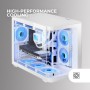 Mars Gaming MC-SE2, Caja Gaming MicroATX, Cristal Templado Lateral y Frontal Sin Marco, Ventilador FRGB 120mm, Estructura de