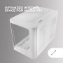 Mars Gaming MC-SE2, Caja Gaming MicroATX, Cristal Templado Lateral y Frontal Sin Marco, Ventilador FRGB 120mm, Estructura de