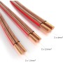 KabelDirekt – 50m Cable de Altavoces (2x1,5mm² Cable de altavoz HiFi, Made in Germany, de cobre puro, con indicación de
