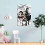 Pandora Hearts - Póster decorativo de anime con diseño de corazones, lienzo para pared e impresión artística moderna para