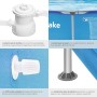 tectake® Piscina Redonda Desmontable, Estructura Acero, Piscina con Depuradora, Resistente al Exterior, Piscina Grande Incluye