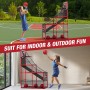 HYES Basketball Arcade Games for Kids, Basketball Basket with 4 Balls, Indoor and Outdoor Basketball Games, Sports Gifts for