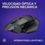 Logitech G G502 X LIGHTSPEED Ratón inalámbrico para Gaming - Ratón óptico con interruptores óptico-mecánicos híbridos