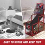 HYES Basketball Arcade Games for Kids, Basketball Basket with 4 Balls, Indoor and Outdoor Basketball Games, Sports Gifts for