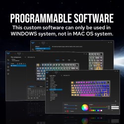 EPOMAKER x Aula F75 Teclado mecánico Gasket, para Juegos 75% Intercambiable en Caliente, Acolchado de 5 Capas, Botones, EPOMAKER x Aula F75 Teclado mecánico Gasket, para Juegos 75% Intercambiable en Caliente, Acolchado de 5 Capas, Botones,