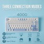 EPOMAKER x Aula F75 Teclado mecánico Gasket, para Juegos 75% Intercambiable en Caliente, Acolchado de 5 Capas, Botones,