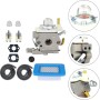 EpheyFIF A021004331 - Kit de carburador compatible con PB-580T PB580H EB600RT Pieza de repuesto para soplador de mochila