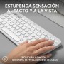 Logitech Pebble Keys 2 K380s Teclado Bluetooth Multidispositivo, Accesos Directos, Estilizado y Portátil, Easy-Switch, Windows,
