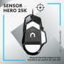 Logitech G G502 X Ratón con cable - LIGHTFORCE, Botones principales híbridos óptico-mecánicos, Captor gaming HERO 25K,