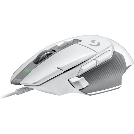 Logitech G G502 X Ratón con cable - LIGHTFORCE, Botones principales híbridos óptico-mecánicos, Captor gaming HERO 25K,