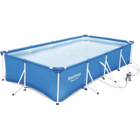 Bestway Steel Pro - Piscina 5700 l, azul, 400 x 211 x 81 cm
