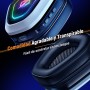 Ozeino Cascos Gaming Inalámbricos para PC/Ps5/Ps4, Auriculares Gaming Inalámbricos de 2,4GHz Wireless+Bluetooth, Baja Latencia