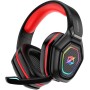 Ozeino Cascos Gaming Inalámbricos para PC/Ps5/Ps4, Auriculares Gaming Inalámbricos de 2,4GHz Wireless+Bluetooth, Baja Latencia